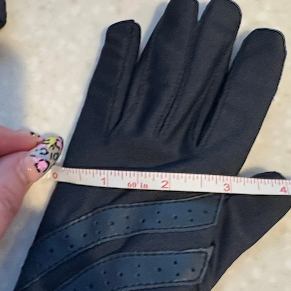 Hanes Dark Gloves with Navy Stripes do not purchase!